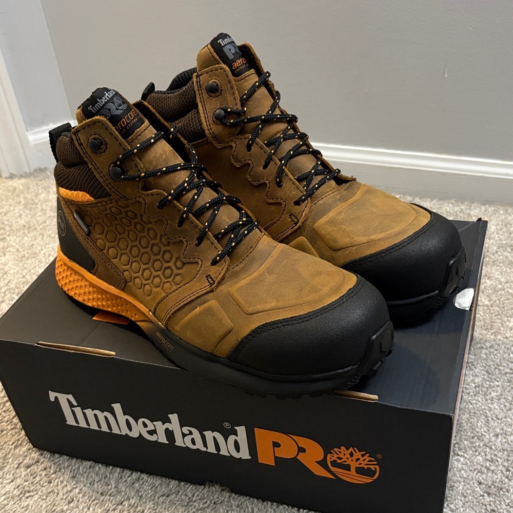 Timberland PRO Brown and Black Men's Boots